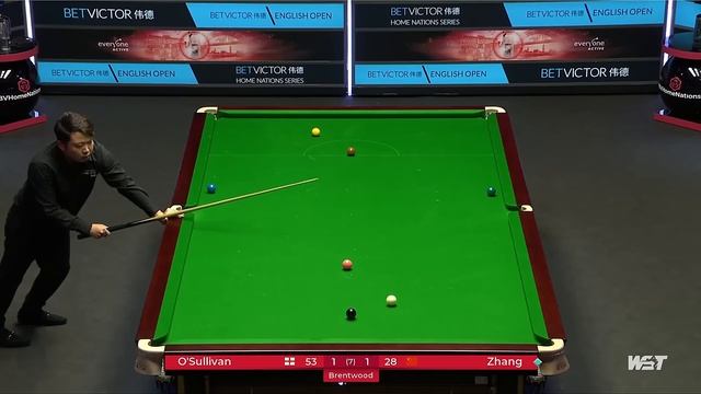 Ronnie O'Sullivan vs Zhang Anda | 2023 English Open R4 смотреть онлайн