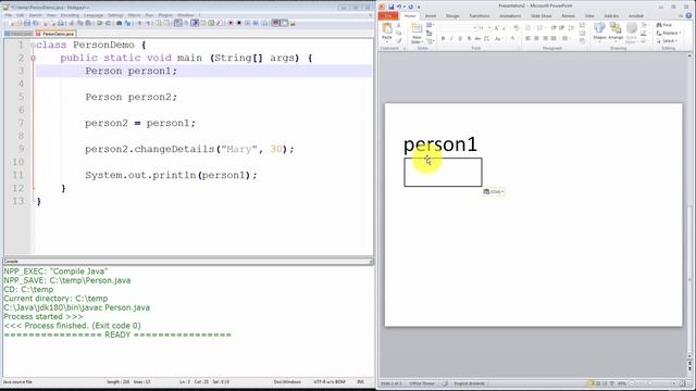 Java Tutorial - Passing by Value (Object References) смотреть онлайн