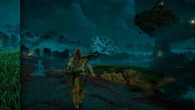 [4K] Relaxing walk to Plainsong at night 🌙 Horizon Forbidden West | PC Max Settings | ASMR смотреть онлайн