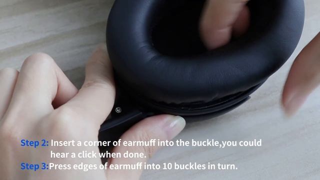 How to remove and install the earmuffs？ смотреть онлайн