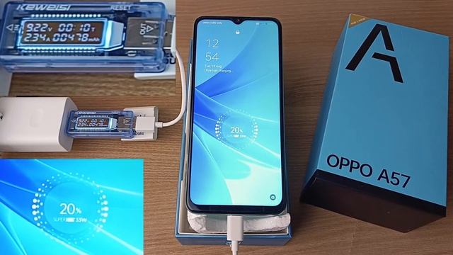 OPPO A57 Charging Experiment Using 33-Watt SUPERVOOC Fast Charger смотреть онлайн