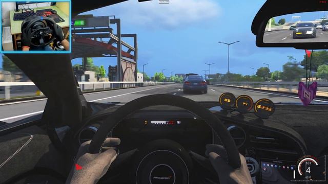 McLaren 720S | Assetto Corsa | Steering Wheel Gameplay | Wheel Cam | T300RS смотреть онлайн