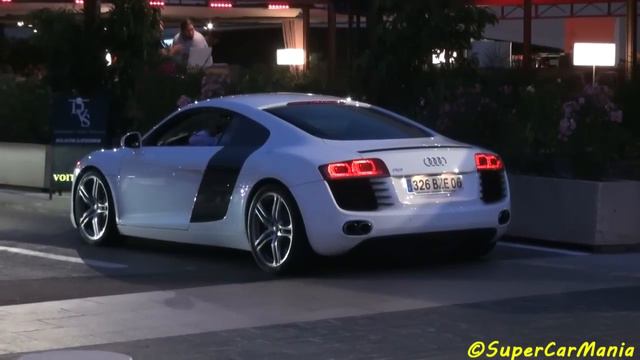 Monaco Car Spotting Pt.1: Veyron, Enzo, V10 R8, SLR 722, DB6, 599GTB