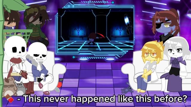 Undertale reacts to Chara vs Nightmare Sans | Credits in description смотреть онлайн