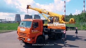 Обзор на автокран Галичанин КС-55729-5В-3 на шасси КамАЗ 43118