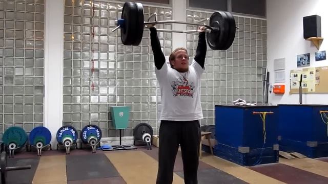 Ernesto 75 kg (165 lbs) Hex Bar Clean & Press WTF смотреть онлайн