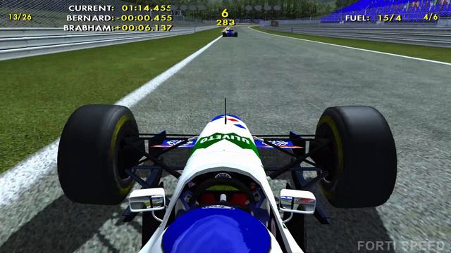 F1 1994 | Gianni Morbidelli Onboard | Spa-Francorchamps | Footwork Ford | F1 Challenge 99 02 | HD смотреть онлайн
