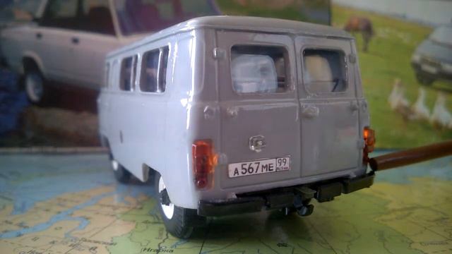 Обзор модели 1/43 УАЗ-3962 МОССАР холдинг 