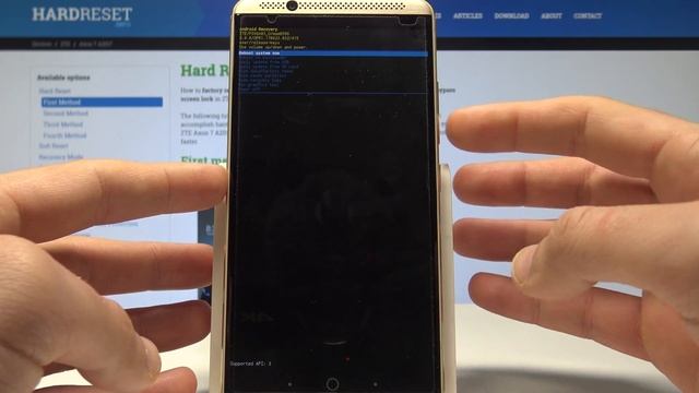 How to Boot into Recovery Mode in ZTE Axon 7 A2017 - ZTE System Recovery Tutorial смотреть онлайн