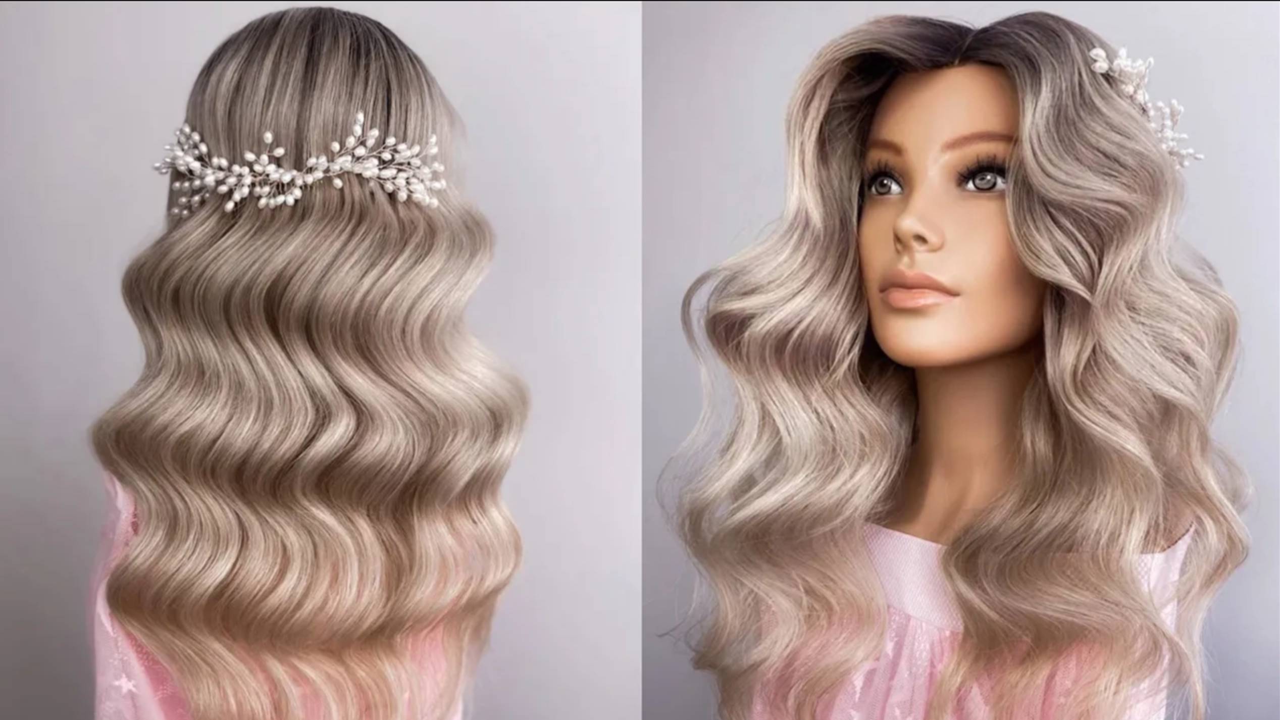 Голливудская волна на утюжок смотреть онлайн