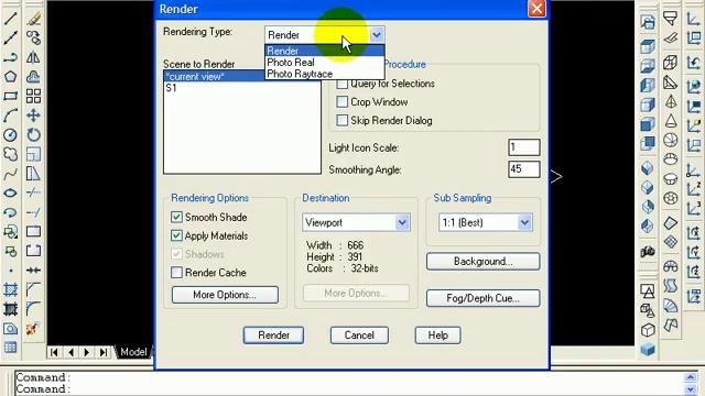 46 Renderتعليم الأوتوكاد AutoCad 2000 2006 смотреть онлайн
