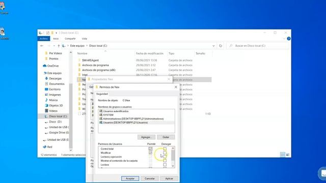 Permitir permisos en la carpeta NEX para corregir errores de banco de datos смотреть онлайн