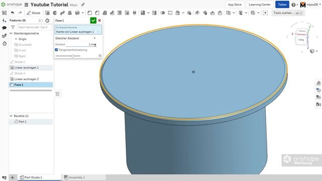 CAD für 3D Drucker | Als ANFÄNGER einfach lernen! (Onshape Tutorial) смотреть онлайн