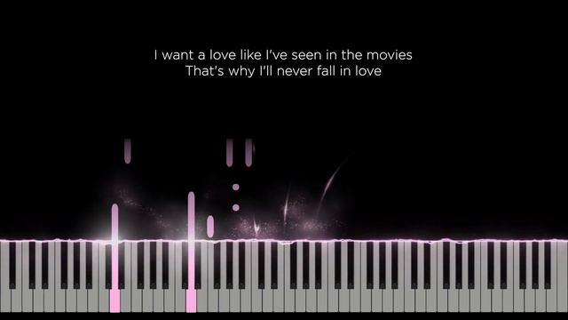 Like the movies - Laufey (Original Key Karaoke) - Piano Instrumental Cover with Lyrics смотреть онлайн