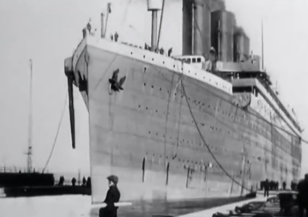 Единственная кинохроника с Титаником 3 февраля 1912 год смотреть онлайн