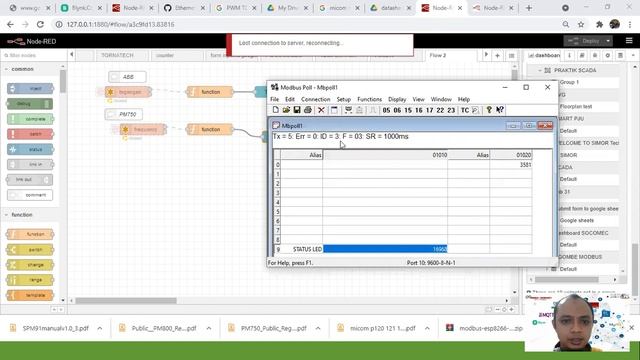 Modbus RTU on Node Red смотреть онлайн