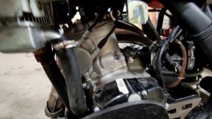 Запил головы KAYO KT 250, GR7, GR8 2T, мотор Lanza DT230