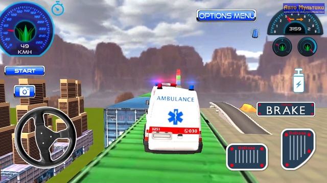 Crazy Ambulance in Rescue the Emergency - Android Gameplay #3 смотреть онлайн
