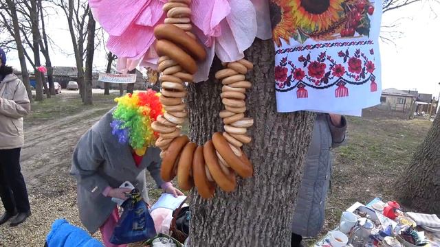 Сжигание Масленицы в Гостагаевской. смотреть онлайн