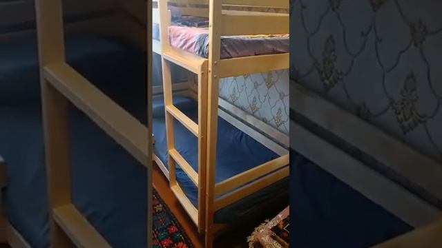 Детская двухъярусная кровать "Высокий борт" из массива березы?. Отзыв клиента смотреть онлайн