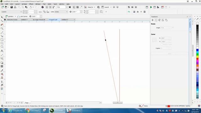 Corel Draw Tips & Tricks Transformation Rotate Docker more info смотреть онлайн