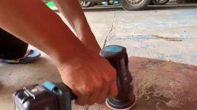 Makita Cordless Sander Porlisher PV301D CXT 12v смотреть онлайн