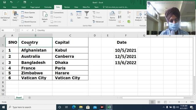 7th Class-Lesson 4 Using Excel As Database-Sorting смотреть онлайн