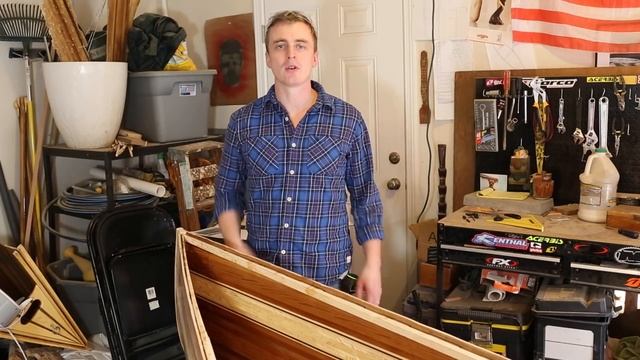 Installing the Gunnels (Ep 13 - Cedar Strip Canoe Build) смотреть онлайн