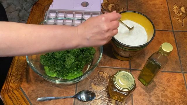 Заготовка на зиму из зелёного лука / Луковые кубики смотреть онлайн