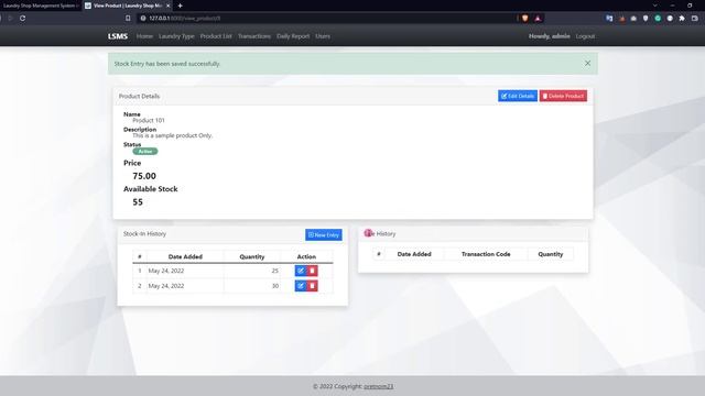 Laundry Shop Management System in Django DEMO смотреть онлайн