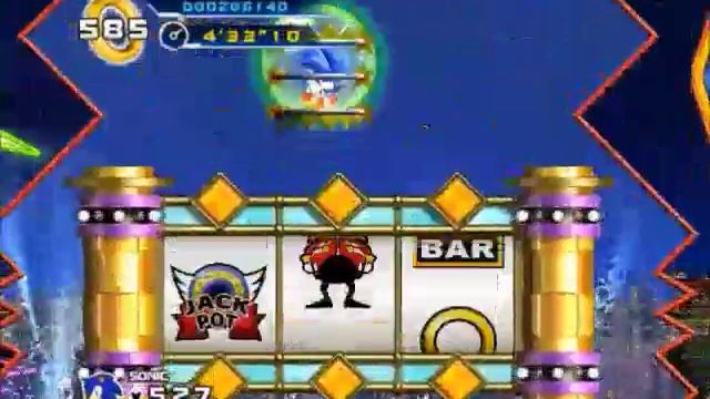 Sonic the Hedgehog 4: Episode I (PC) - Casino Street 1 - 999 Rings смотреть онлайн