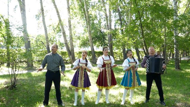 "Тополя, тополя в город мой влюбленные..." ансамбль "Свои люди" г.Новосибирск смотреть онлайн