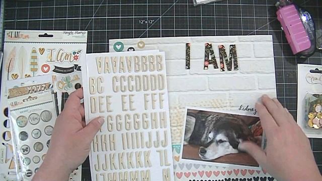 Scrapbooking Process Video From Start To Finish!  I Am.... GIVEAWAY CLOSED 3/30/15 AT 4:43 PST