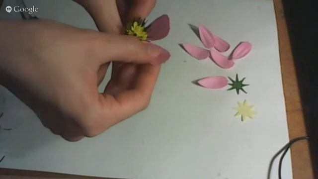 Мастер-Класс "Как изготовить цветок космеи из фоамирана" смотреть онлайн