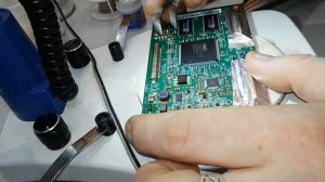 Телевизор Samsung LE32R81W - изображение в негативе, ремонт T-CON