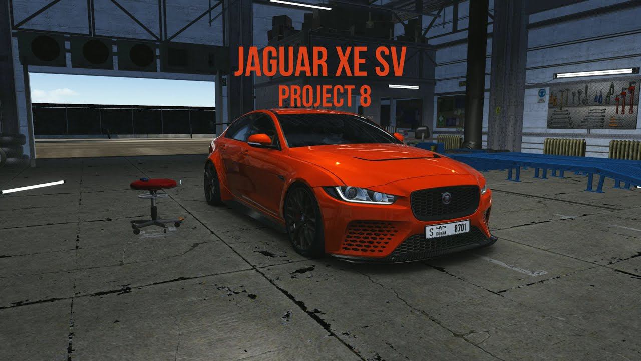 Jaguar XE SV Progect 8 - overview | Assetto Corsa. смотреть онлайн