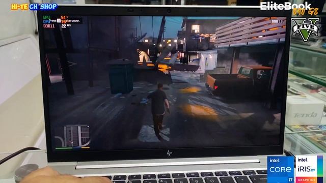 HP Elitebook 840 G8 i7-1185G7 full Review and tested on GTA V #laptop #gta5 #hp #intel #elitebook смотреть онлайн