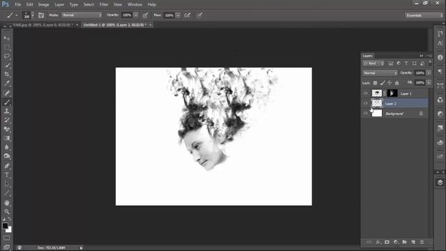 Smoke Effect Photoshop Tutorial | How To Create Amazing Smoke Effect | Photoshop Tutorial смотреть онлайн