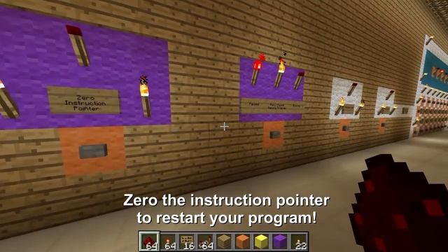 Minecraft - 5 Bit RISC CPU with RAM and Program Memory! смотреть онлайн