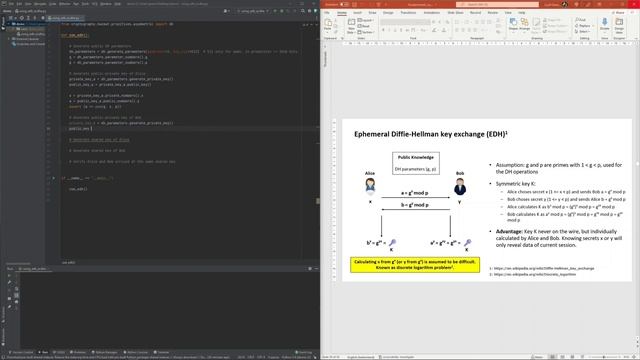 Cryptography with Python 21: Using EDH and ECDHE in Python смотреть онлайн