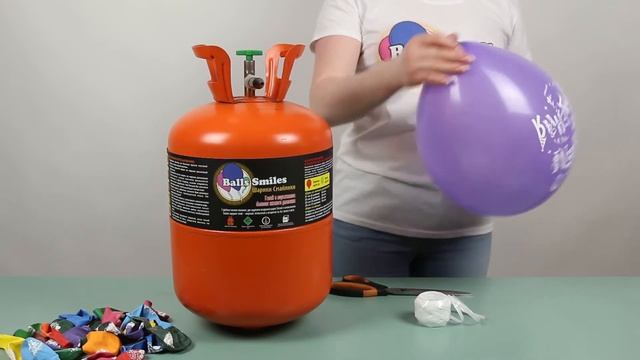 BallsSmiles - Портативный баллон с гелием - Инструкция смотреть онлайн