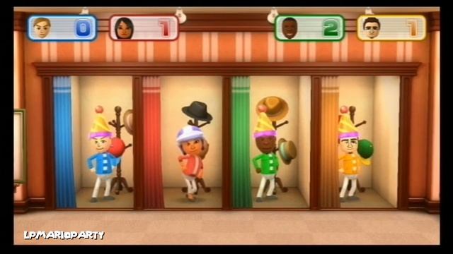 Wii Party U Minigame: Trendsetter (Mad Hatters) смотреть онлайн