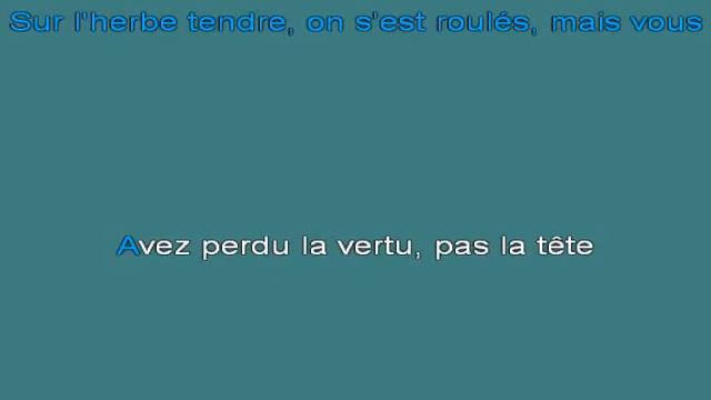 Cupidon S'en Fout [karaoke]