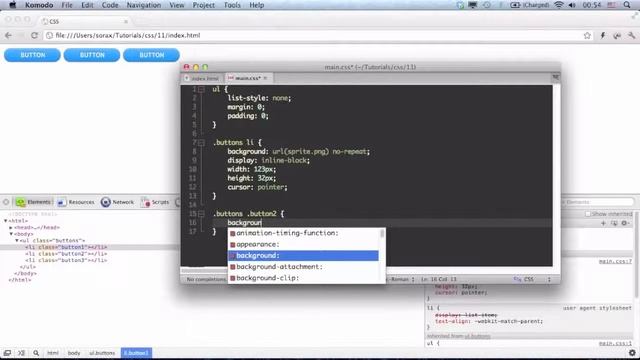 Уроки по CSS CSS3 Часть 11 Спрайты смотреть онлайн