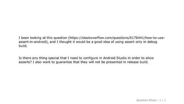 Android : How to use assert in Android Studio смотреть онлайн