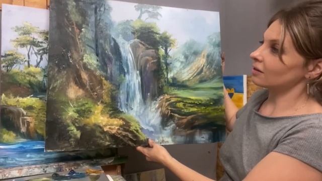 Видео- анонс картин из курса «Водопады» смотреть онлайн