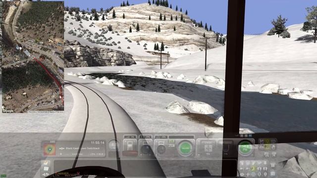 Train Simulator 2016 - Clear Creek Narrow Gauge, Down the Switchbacks with Train Maps Live смотреть онлайн