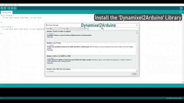 DYNAMIXEL Quick Start Guide for OpenCR 1.0