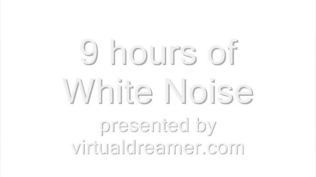 White Noise : 9 Hour Long Tinnitus Masking