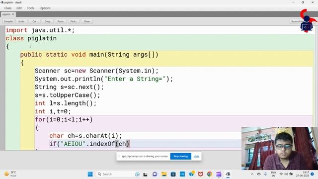 Java Program to convert a String into Piglatin Form || ICSE || ICSE 2024 || PIGLATIN FORM || Java смотреть онлайн